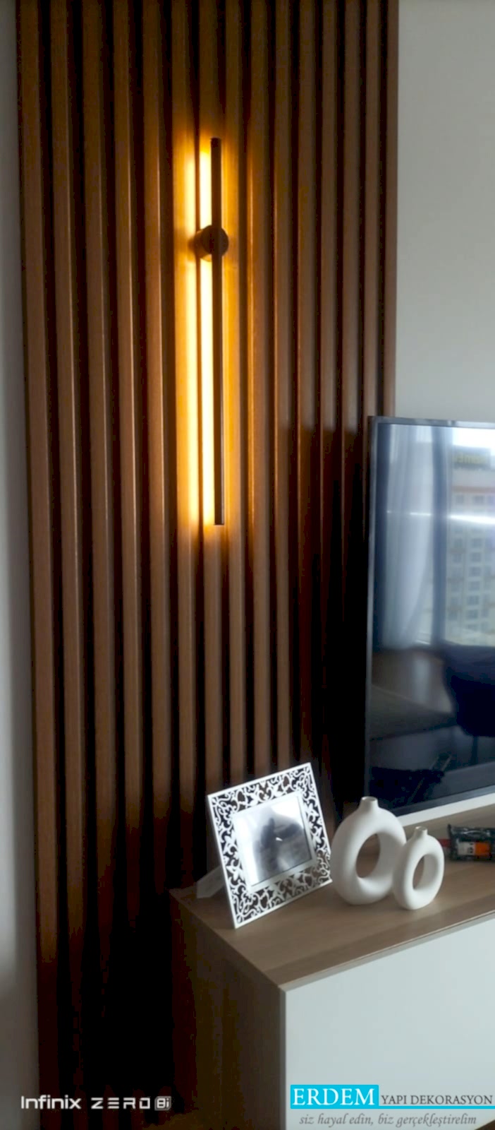 Ah�ap Lambiri Duvar ��talama Bah�e�ehir