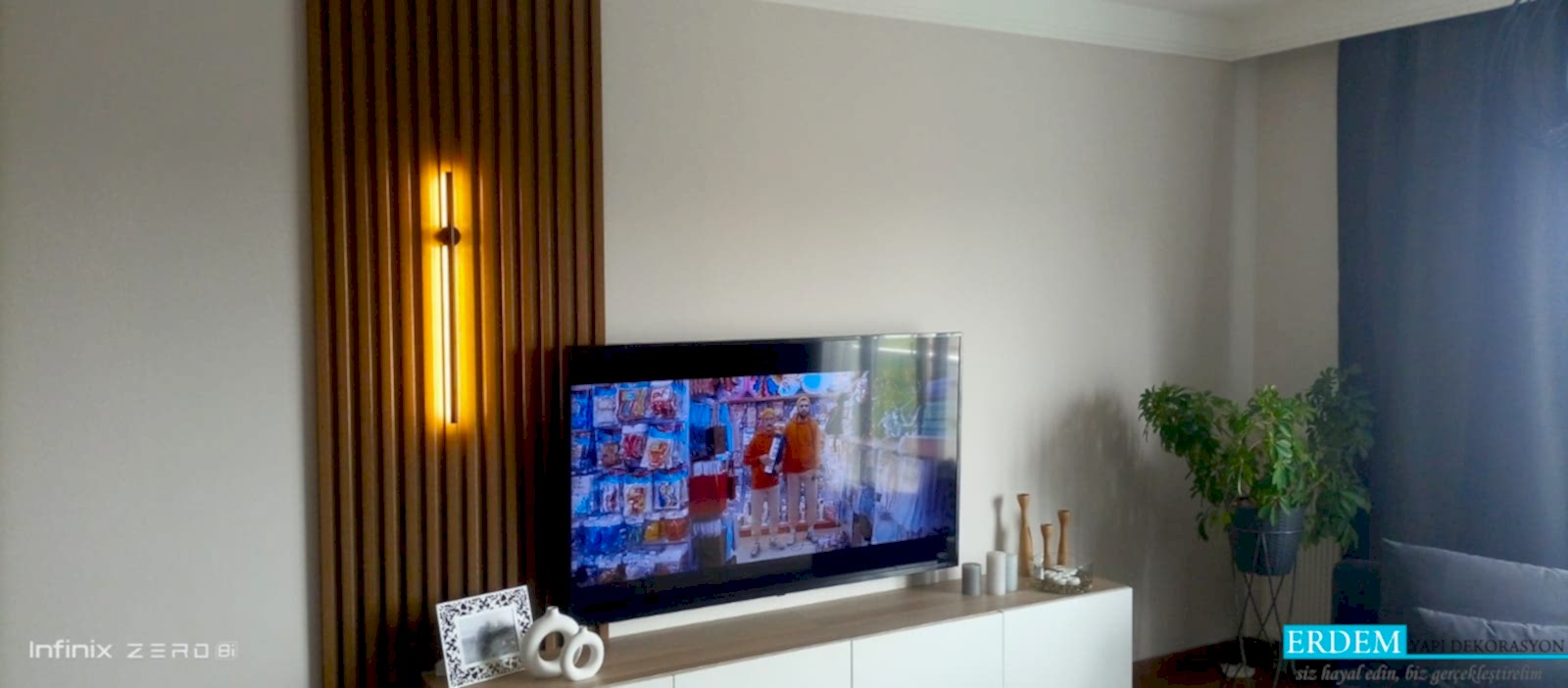 Ah�ap Lambiri Duvar ��talama Bah�e�ehir