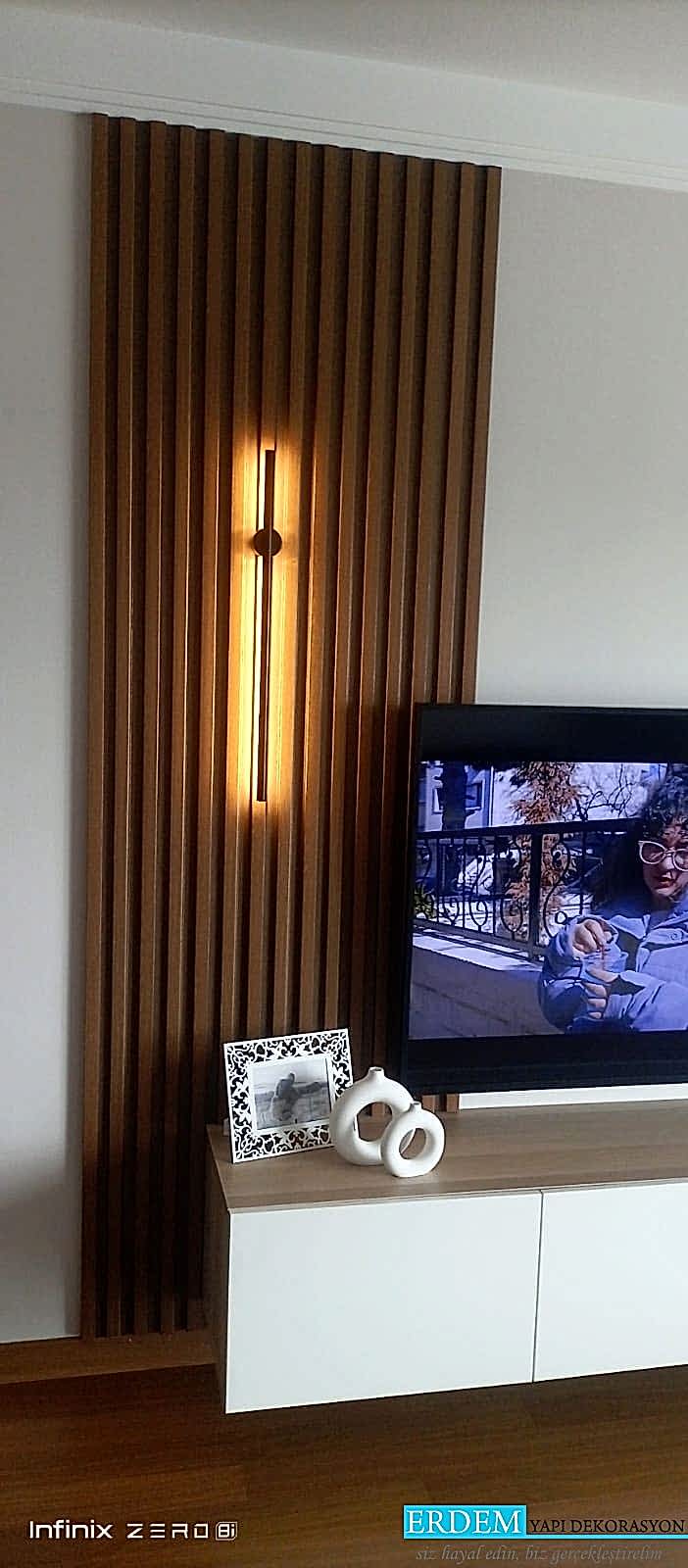 Ah�ap Lambiri Duvar ��talama Bah�e�ehir