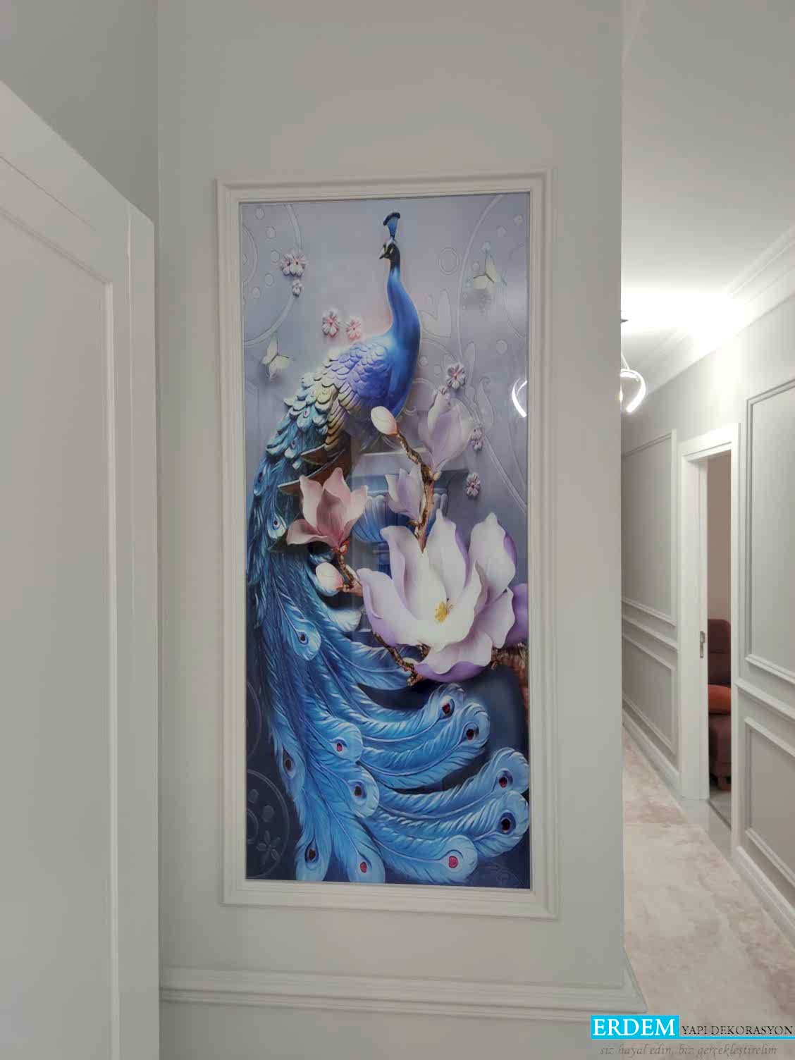 Baklava Ayna ve Duvar ��tas� Dekorasyonu