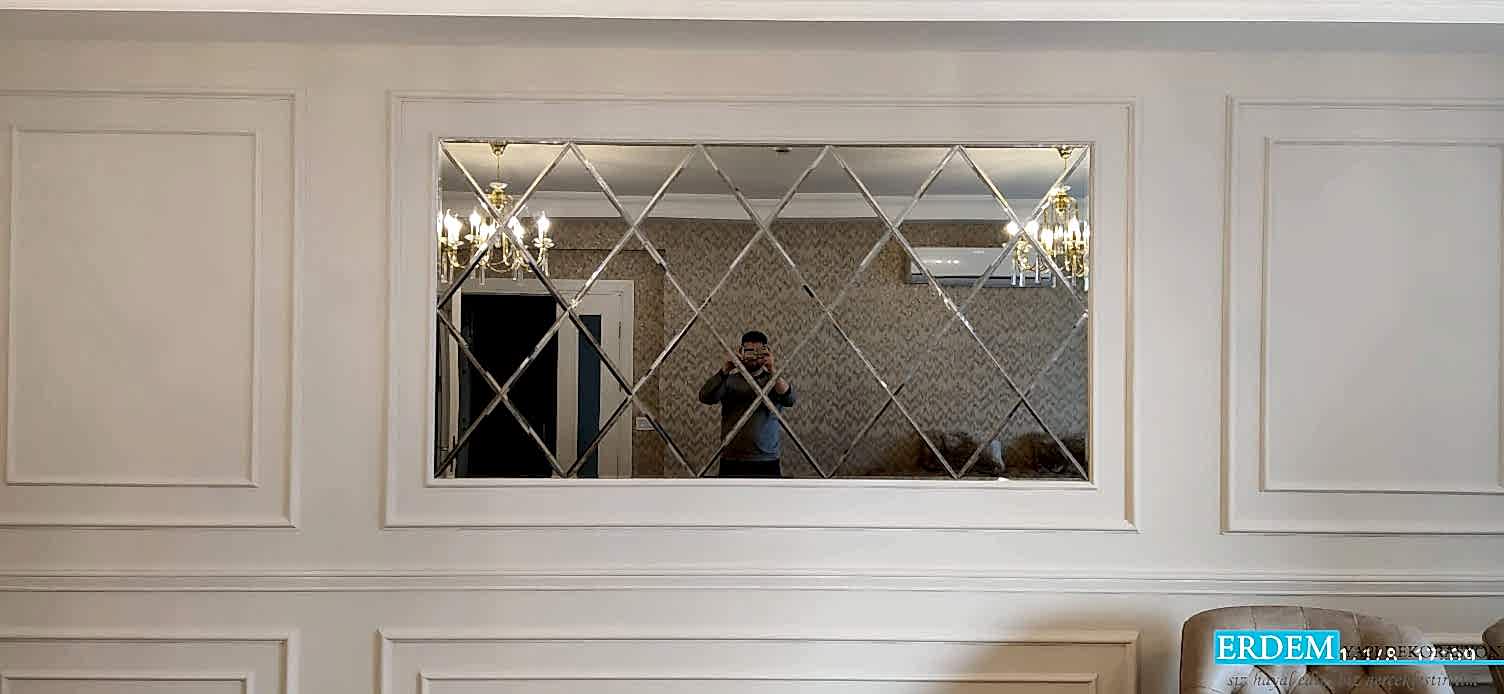 Baklava Ayna ve Duvar ��tas� Dekorasyonu