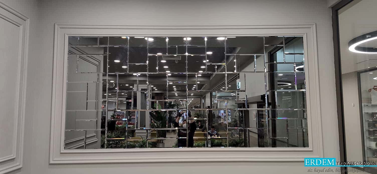 Baklava Ayna ve Duvar ��tas� Dekorasyonu