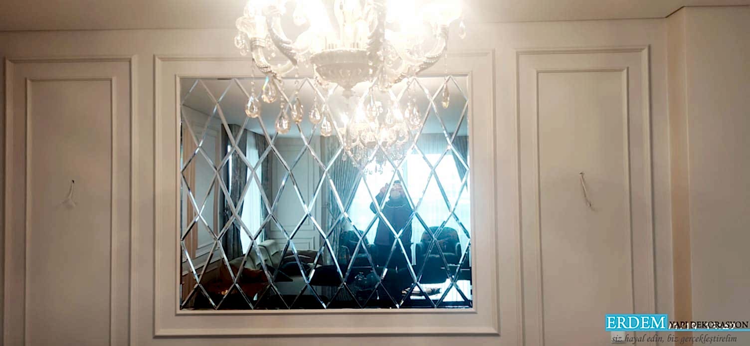 Baklava Ayna ve Duvar ��tas� Dekorasyonu