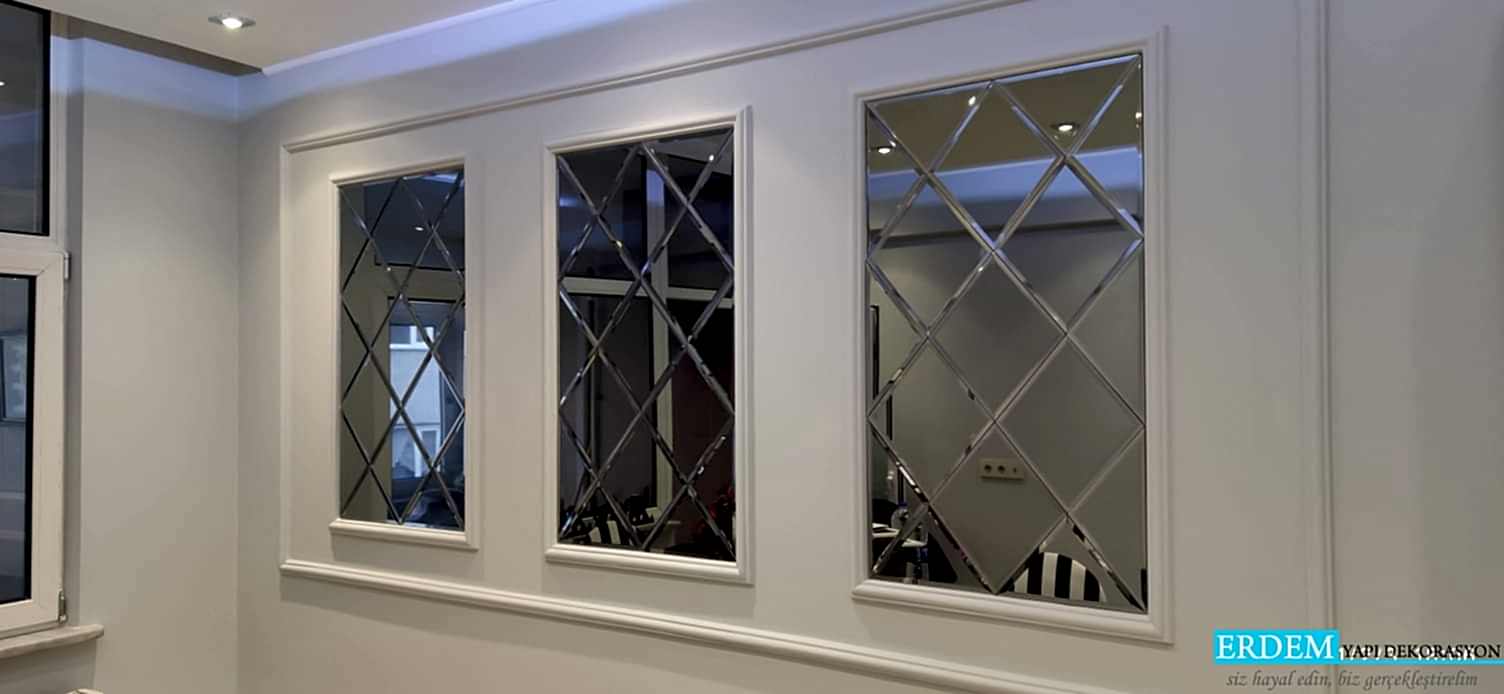 Baklava Ayna ve Duvar ��tas� Dekorasyonu