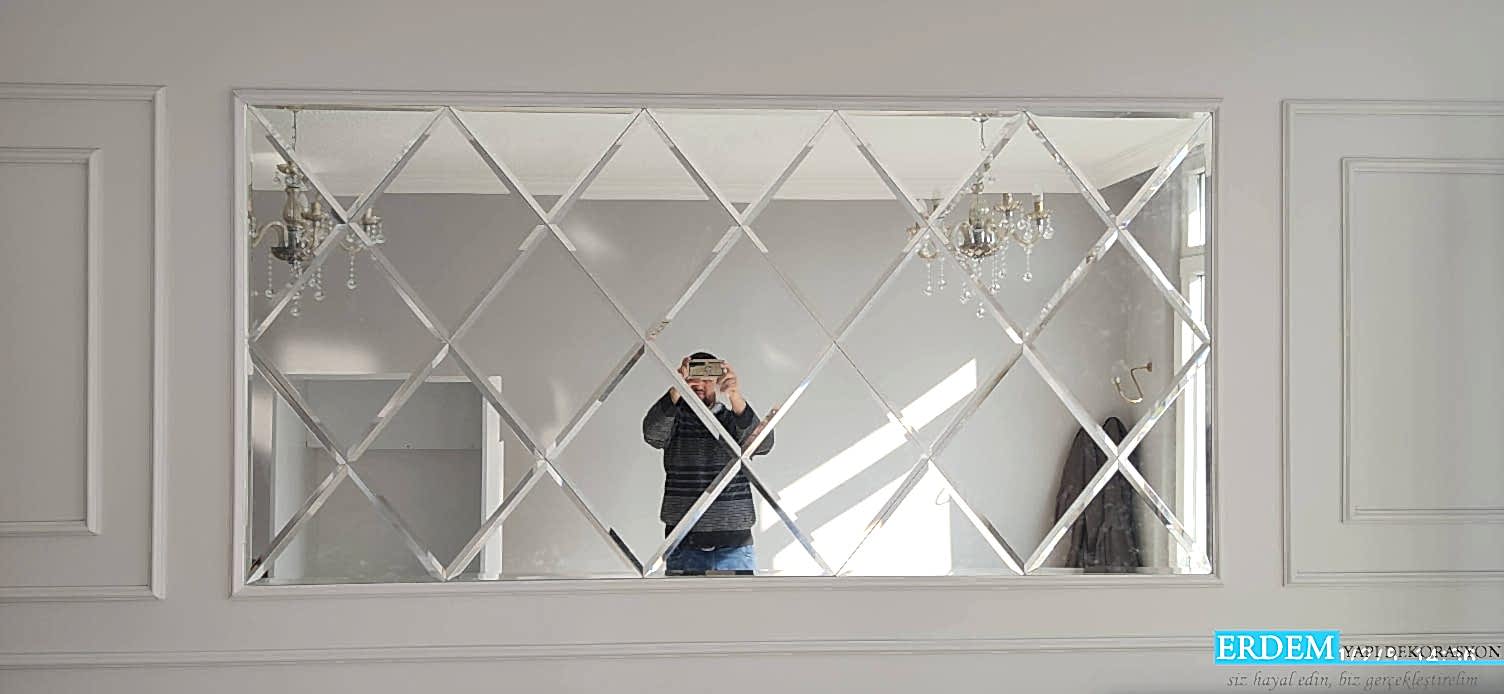 Baklava Ayna ve Duvar ��tas� Dekorasyonu