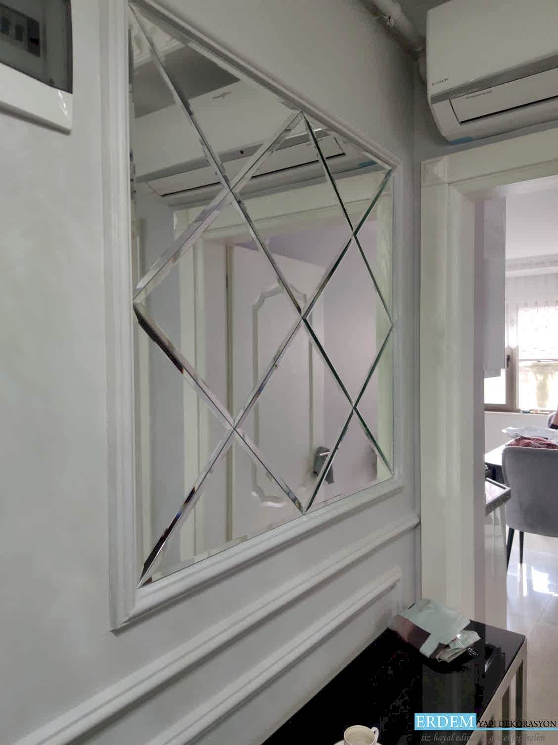 Baklava Ayna ve Duvar ��tas� Dekorasyonu