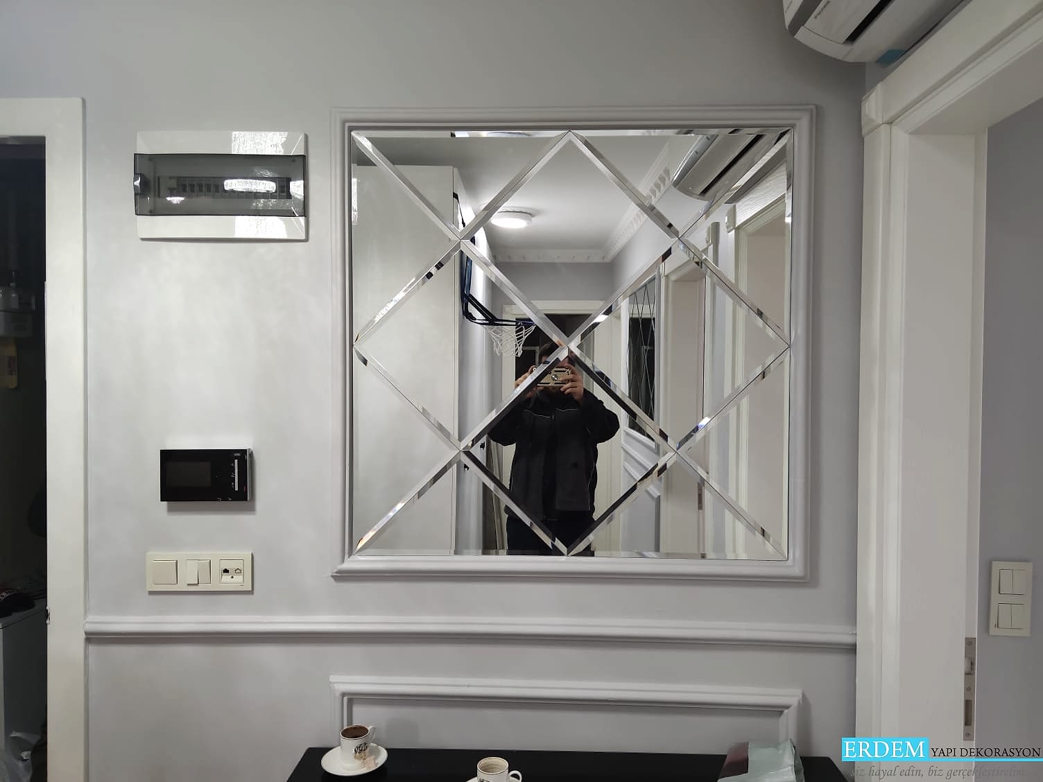 Baklava Ayna ve Duvar ��tas� Dekorasyonu