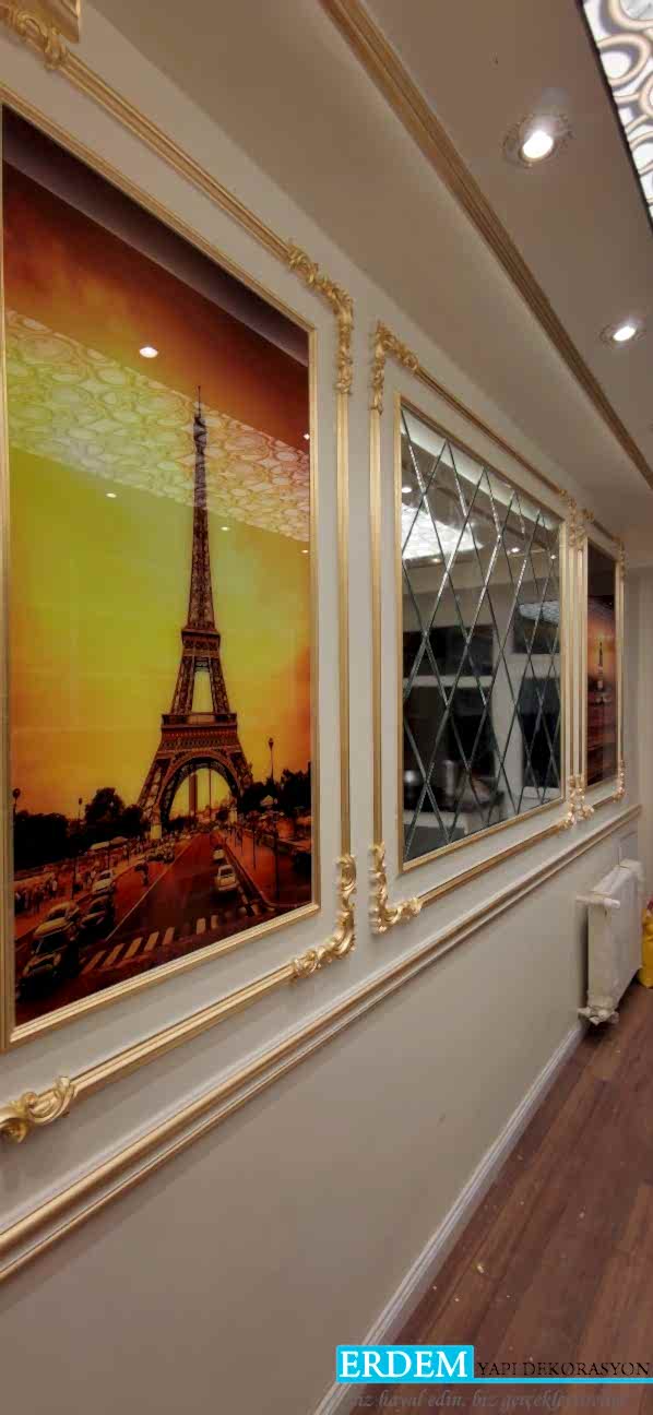 Baklava Ayna ve Duvar ��tas� Dekorasyonu