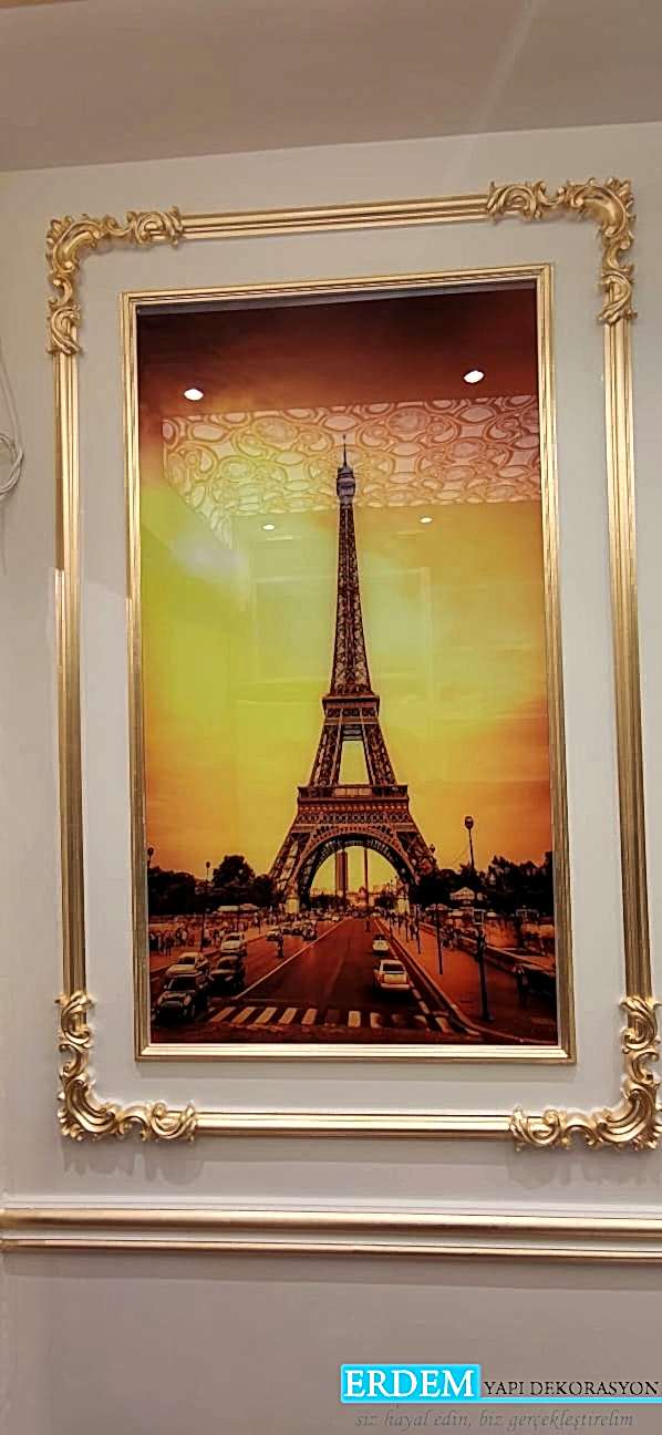 Baklava Ayna ve Duvar ��tas� Dekorasyonu