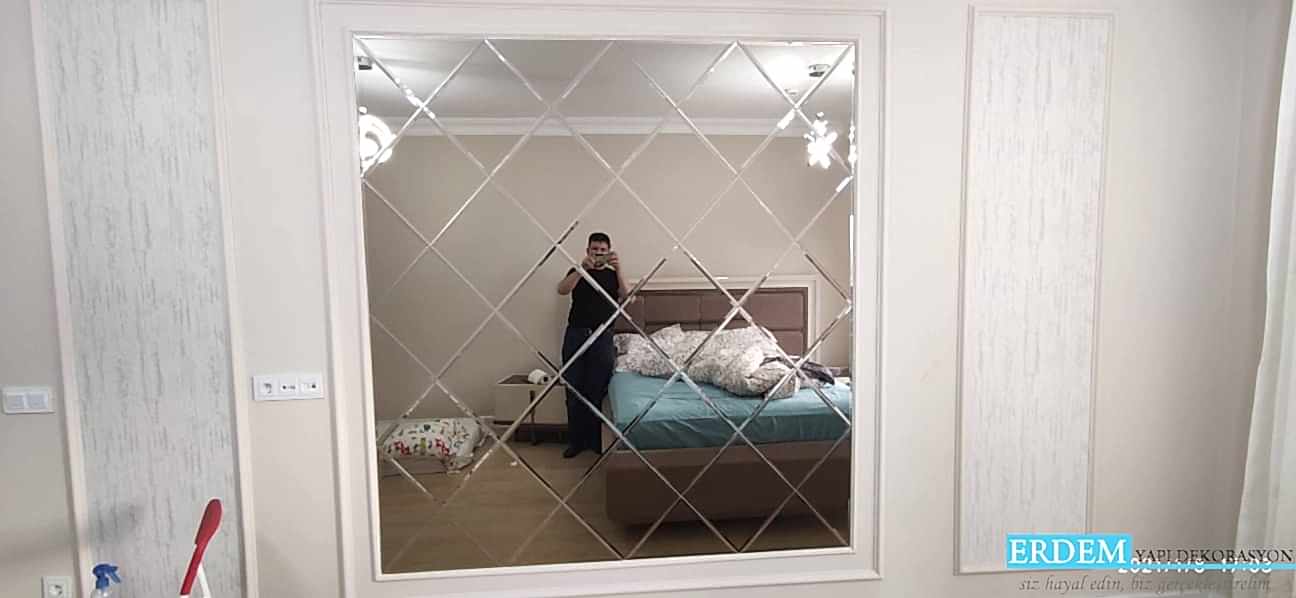 Baklava Ayna ve Duvar ��tas� Dekorasyonu