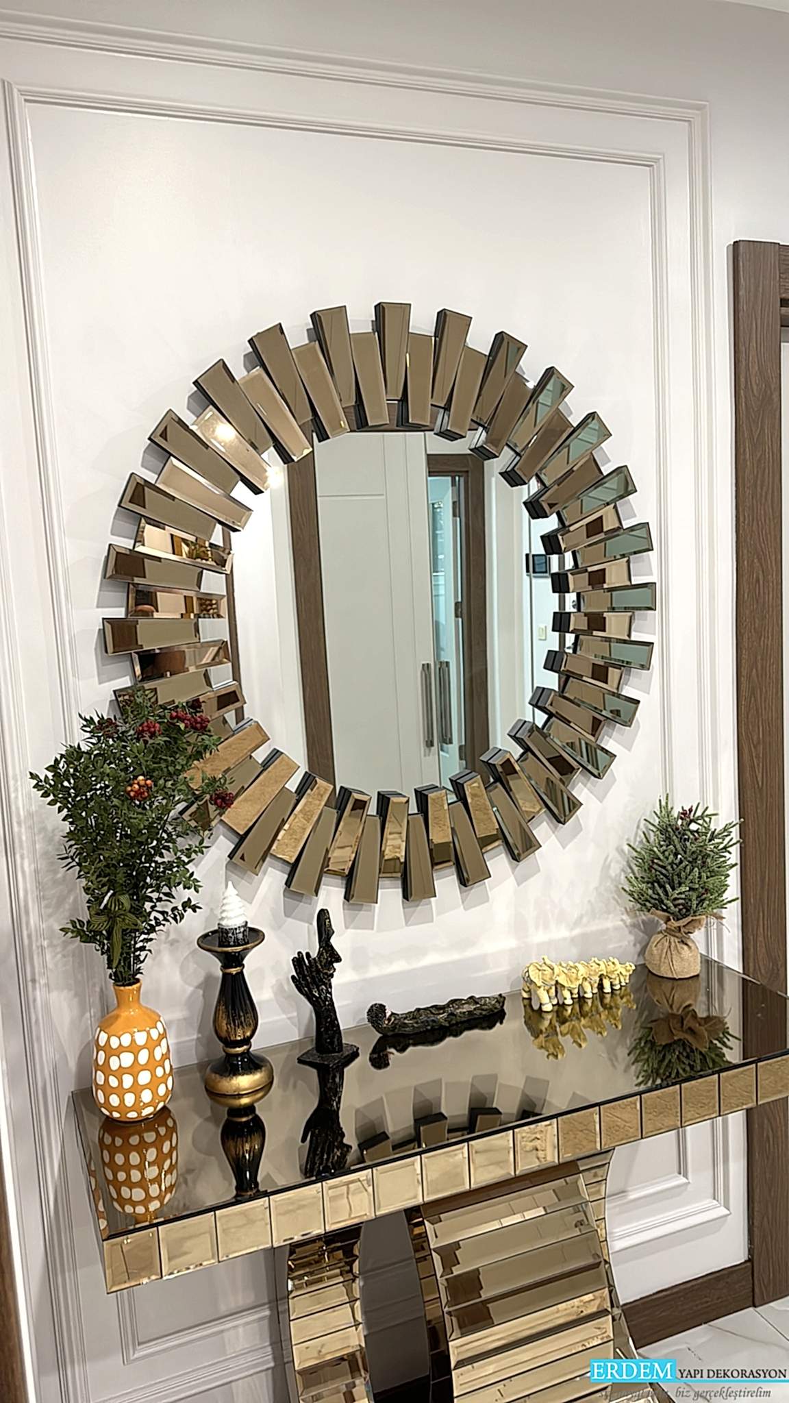 Aynal� duvar ��tas� uygulamam�z