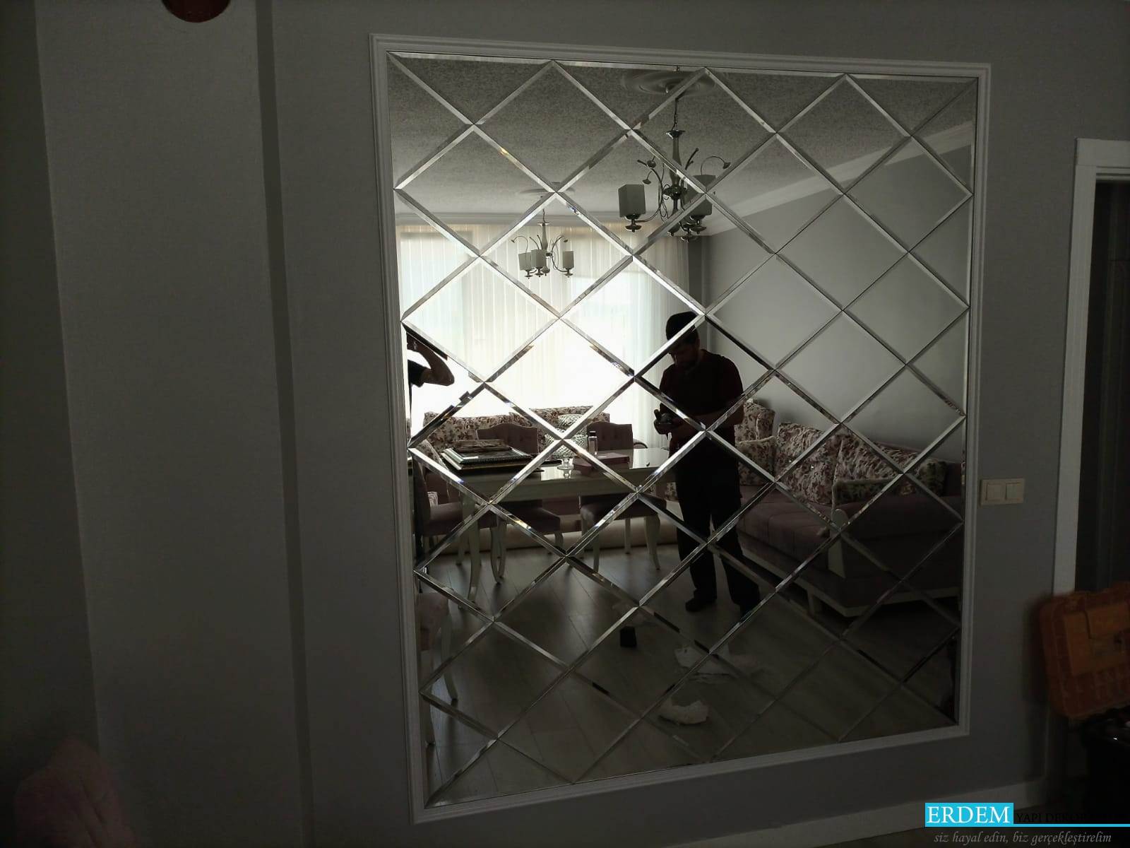 Kaya�ehir Ayna Kenar� Beyaz ��ta