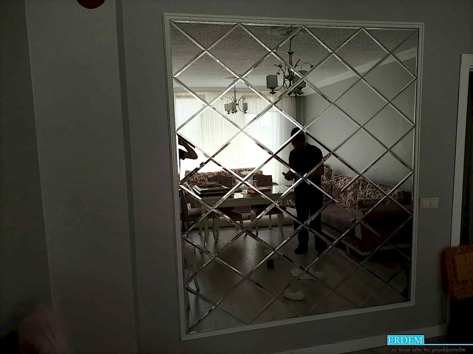 Kaya�ehir Ayna Kenar� Beyaz ��ta