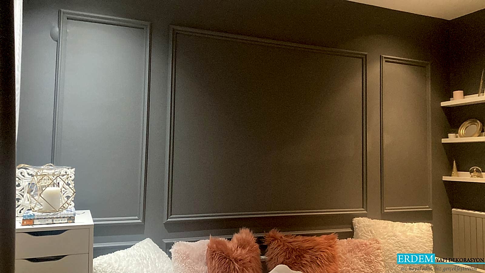 �ocuk odas� asimetrik duvar ��tas�