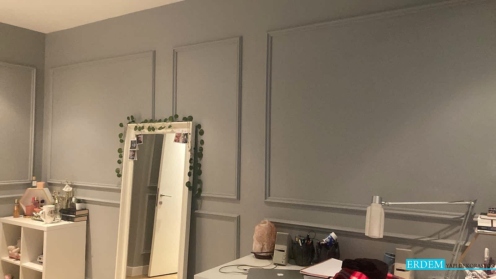 �ocuk odas� asimetrik duvar ��tas�