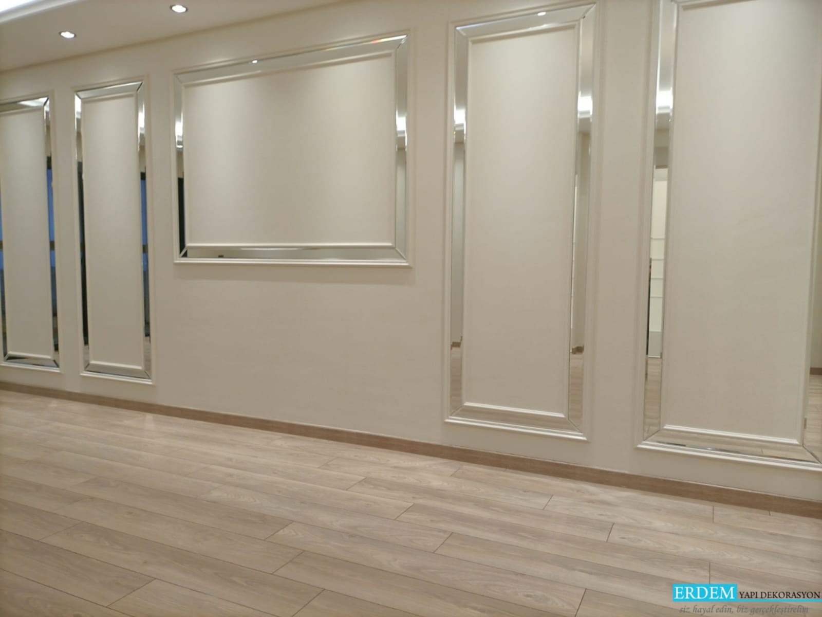 Aynal� duvar ��tas� uygulamam�z