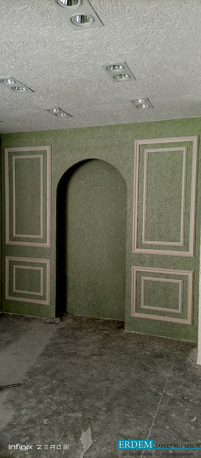 K��e motifli ��ta ma�aza dekoru