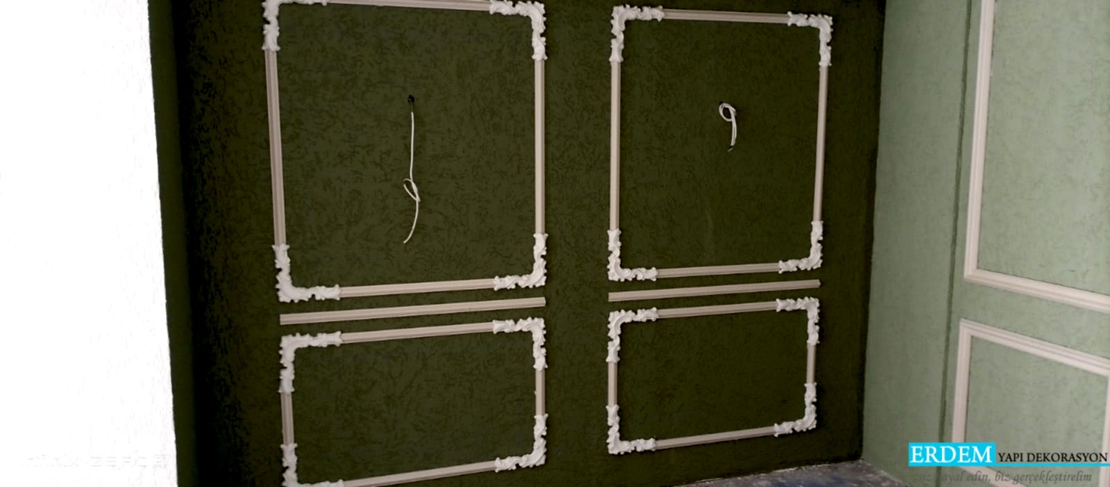 K��e motifli ��ta ma�aza dekoru