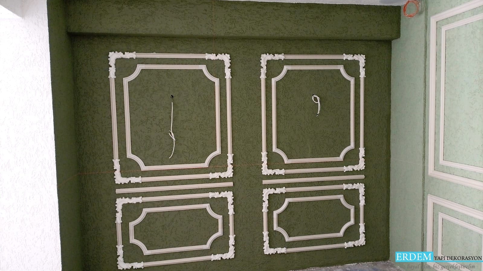 K��e motifli ��ta ma�aza dekoru