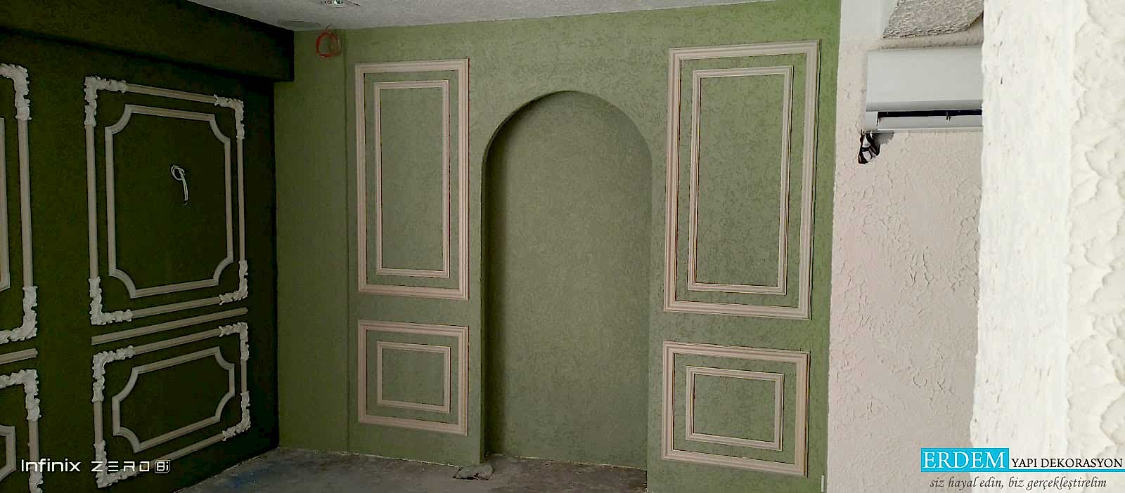 K��e motifli ��ta ma�aza dekoru