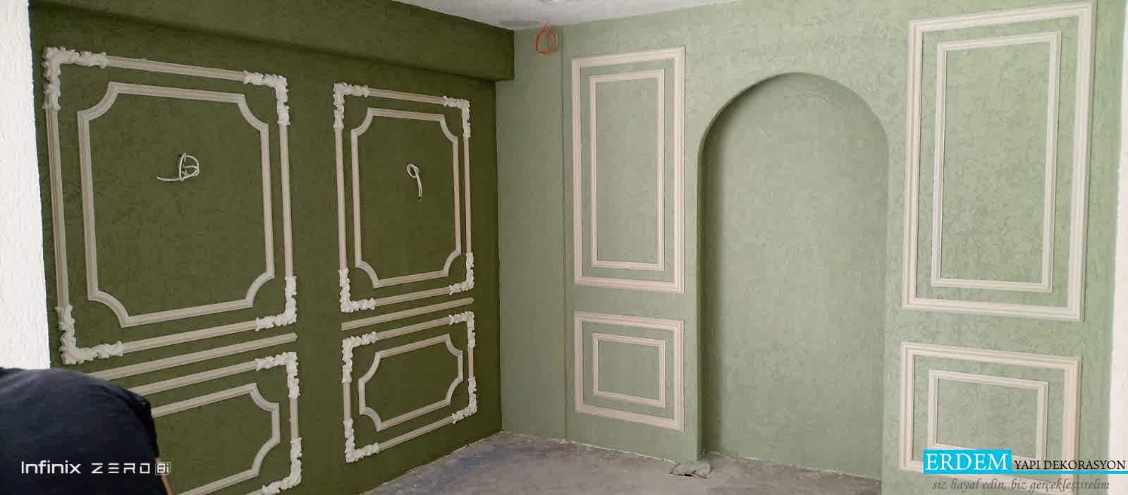 K��e motifli ��ta ma�aza dekoru