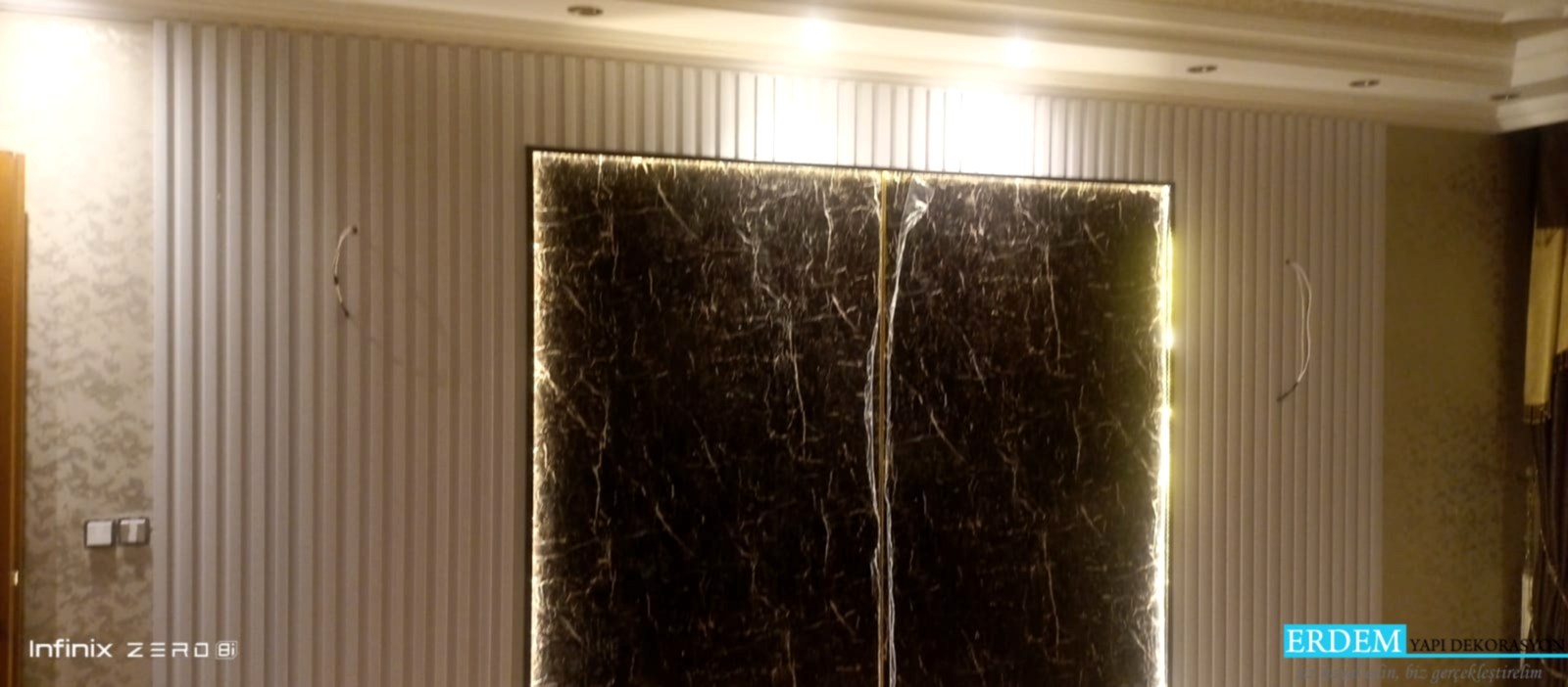 Ah�ap Lambiri Duvar ��talama Bah�e�ehir