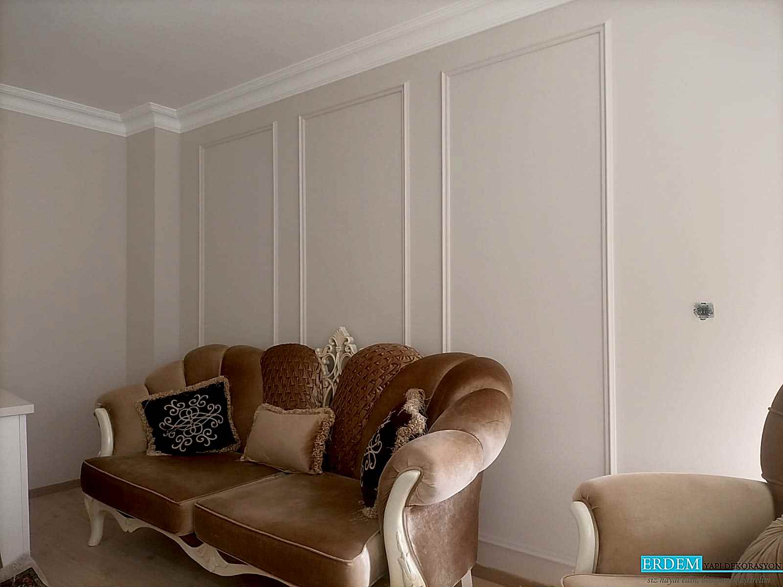 Oturma Odas� Balkon Duvar ��tas� Uygulamas�