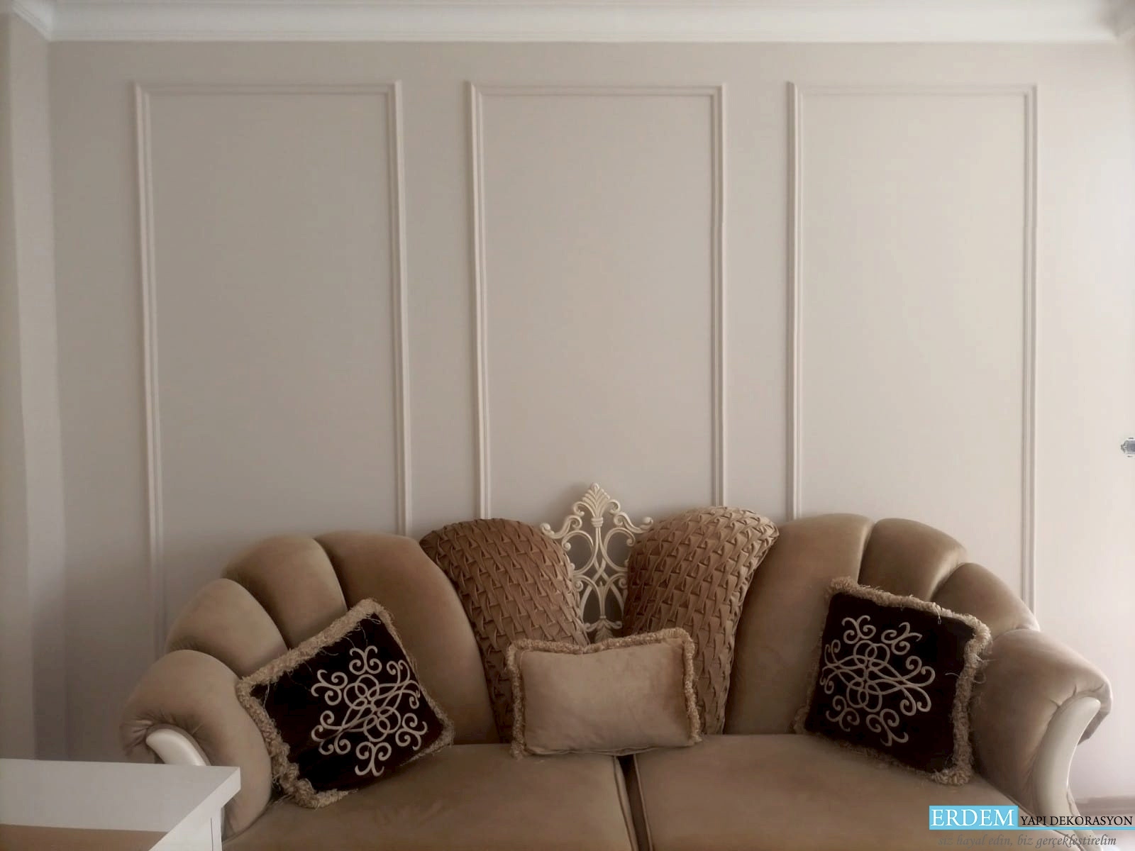 Oturma Odas� Balkon Duvar ��tas� Uygulamas�