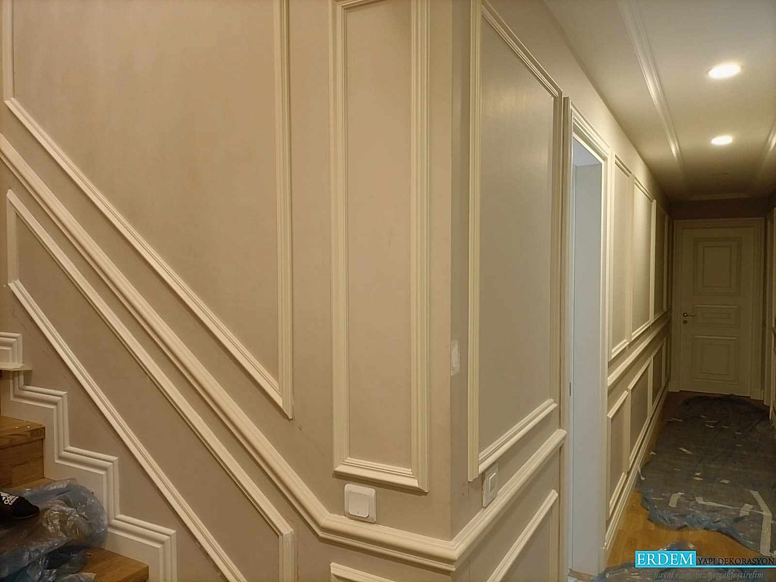 �sk�dar Koridor Merdiven kenarlar� duvar ��tas�