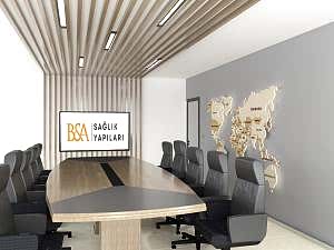 Baffle tavan ��ta uygulamas�