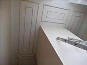 Dublex merdiven sahas� tavan�nda ��ta uygulamas�