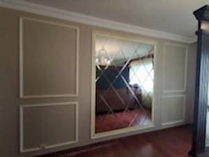 Antrasit Renk Salon Duvar ��tas� Uygulamas�