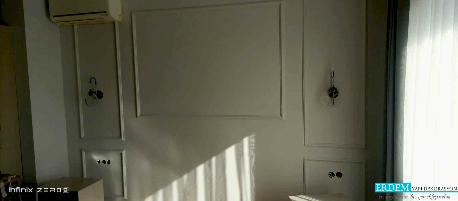 Yatak Odas� duvar ��tas� uygulama