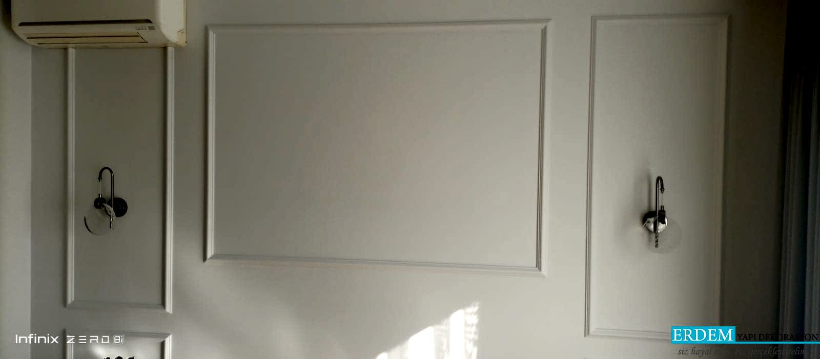 Yatak Odas� duvar ��tas� uygulama