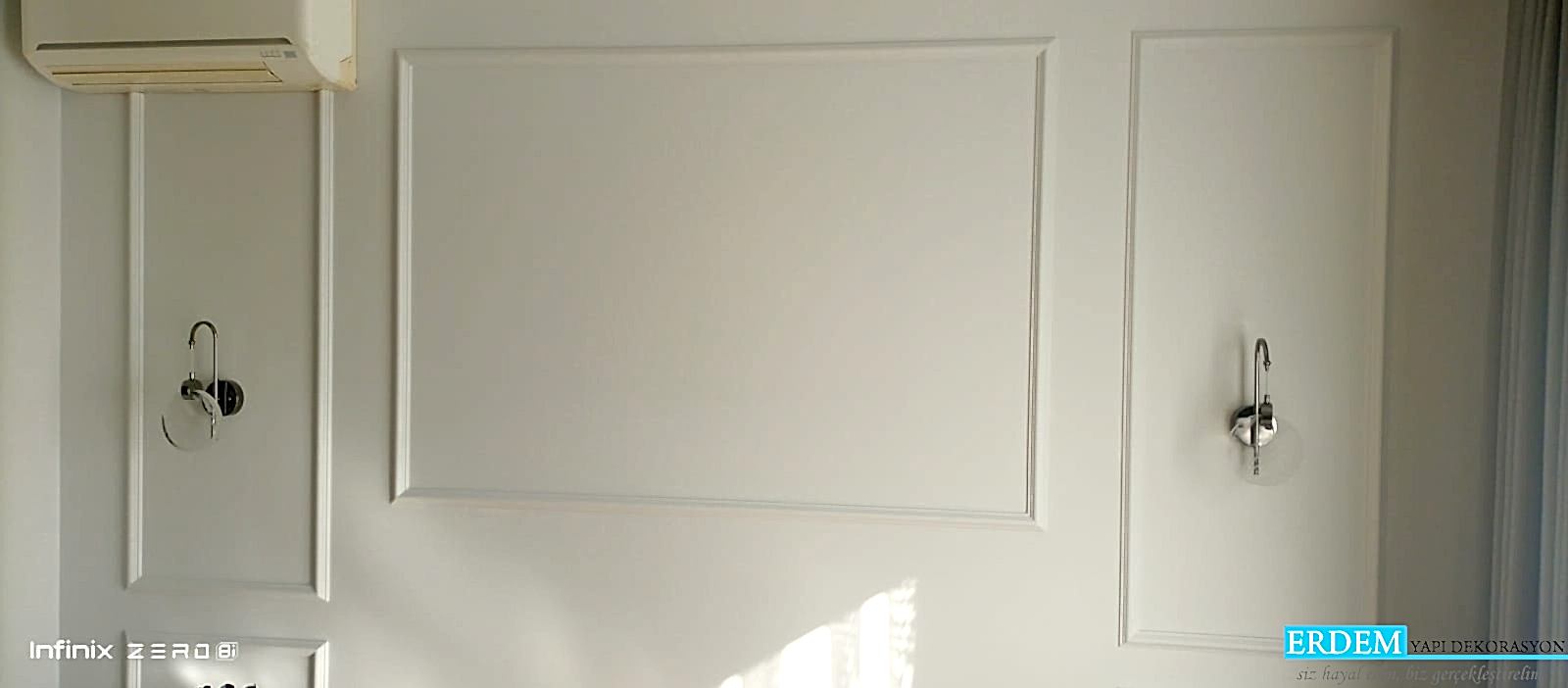 Yatak Odas� duvar ��tas� uygulama