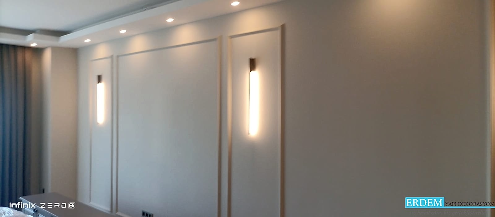 Yatak Odas� duvar ��tas� uygulama