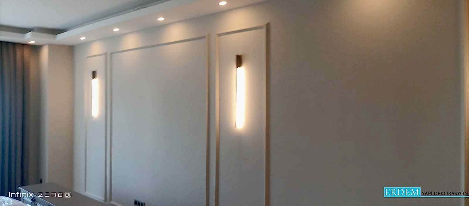 Yatak Odas� duvar ��tas� uygulama