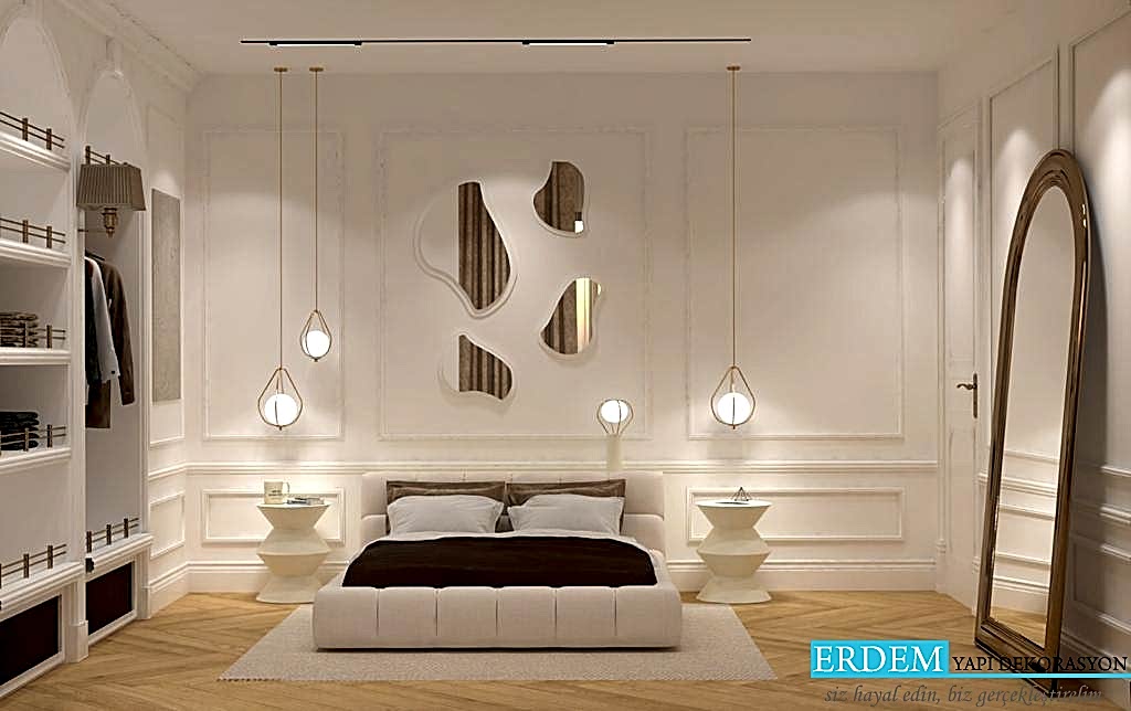 Yatak Odas� duvar ��tas� uygulama